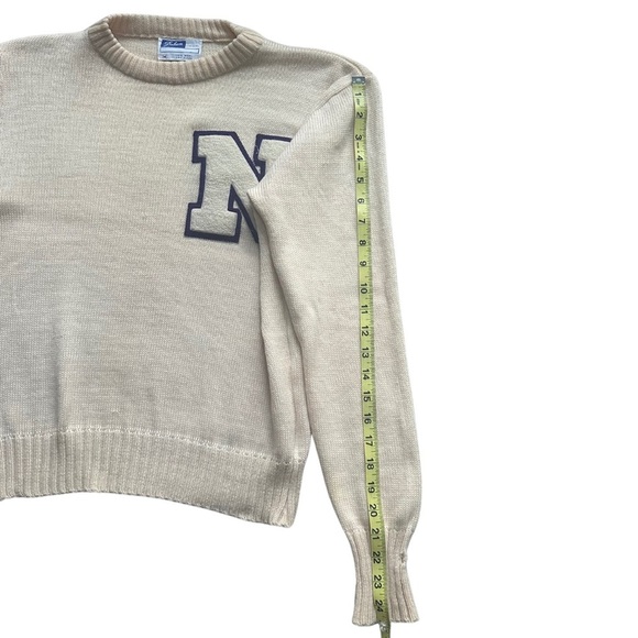 Vintage Dehen 100% Wool Varsity Sweater – Size M - Picture 7 of 10